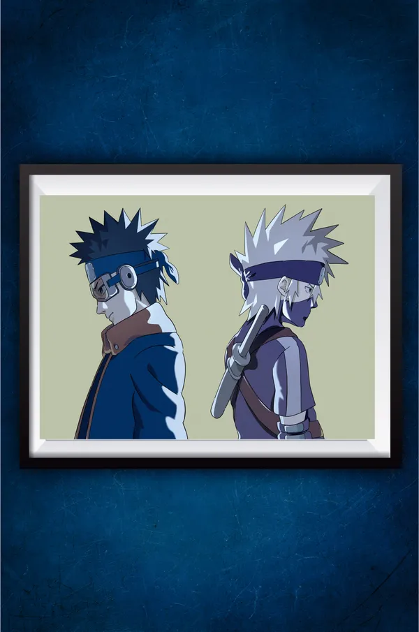Multicolor_Acrylic_Kakashi_And_Obito_Poster_For_Home_Decor